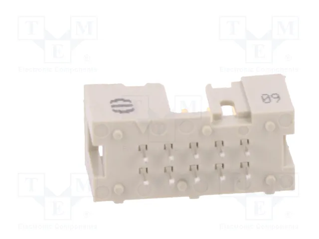 HARTING Conector IDC Macho de 10 Pines THT 2,54mm
