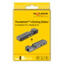 DeLOCK Estación de acoplamiento Thunderbolt 4 para MacBook Pro/Air 5K 100W