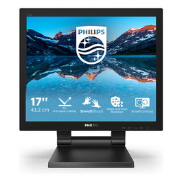 Philips 172B9TL/00 Monitor Táctil 17" 5:4 SXGA (1280x1024) TN 1ms 60Hz con Altavoces, HDMI, DisplayPort, USB Táctil, VESA, Negro