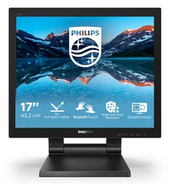 Philips 172B9TL/00 Monitor táctil 17" Full HD 1280x1024 IP65 Resistente Agua/Polvo 10 Puntos Táctiles HDMI DisplayPort Negro
