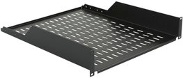 Lanview Logon RAS215BL Estante de Montaje en Rack 2U 19", Profundidad 550 mm, Negro (RAL9005), Carga Máx. 30 kg