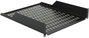 Lanview Logon RAS215BL Estante de Montaje en Rack 2U 19", Profundidad 550 mm, Negro (RAL9005), Carga Máx. 30 kg