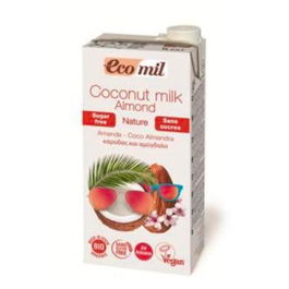 Ecomil Bebida Coco Y Almendra Bio 1L 6uds