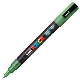 POSCA Marcador PC-3 Ml Punta Cónica 0,9-1,3 mm Verde Purpurina