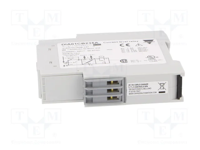 CARLO GAVAZZI DIA01CB235A Relé de monitorización de corriente AC/DC SPDT