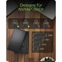 ICY BOX IB-1920M-C42 Caja externa para SSD M.2 NVMe USB4 40 Gbps Negro
