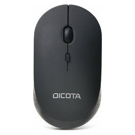 DICOTA Ratón Inalámbrico SILENT V2 Negro - RF, 1 Rueda de Desplazamiento, Para Oficina