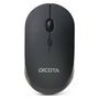 DICOTA Ratón Inalámbrico SILENT V2 Negro - RF, 1 Rueda de Desplazamiento, Para Oficina