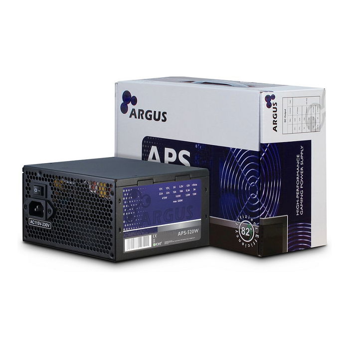 Inter-Tech Argus APS-520W Fuente de Alimentación ATX 520W No Modular