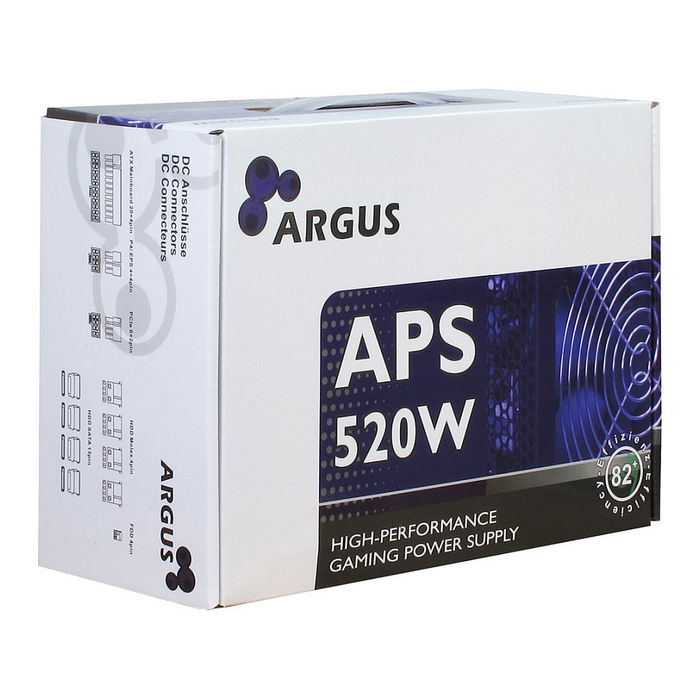 Inter-Tech Argus APS-520W Fuente de Alimentación ATX 520W No Modular
