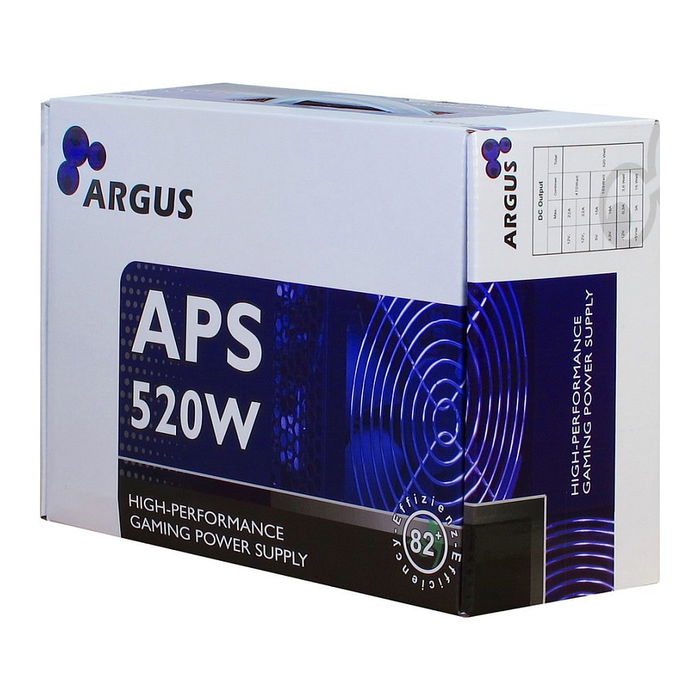 Inter-Tech Argus APS-520W Fuente de Alimentación ATX 520W No Modular