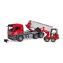 Bruder MAN TGS Truck con contenedor basculante y pala cargadora