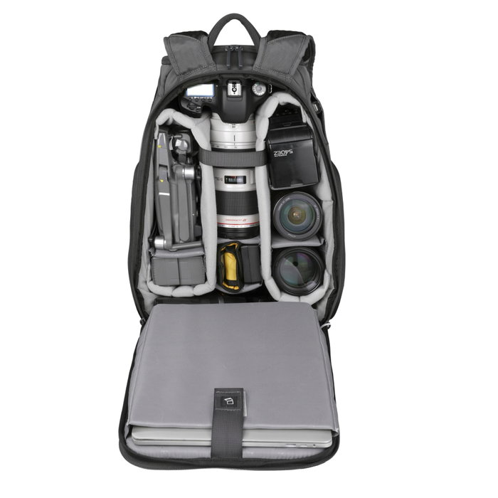 Vanguard VEO Adaptor R48 Mochila Gris con USB-A