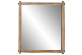 DKD Home Decor Espejo Alpino Natural Madera Reciclada Cristal 2 Unidades 8 x 70 x 60 cm