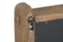 DKD Home Decor Espejo de Pared de Madera Reciclada y Cristal Natural 60x70 cm
