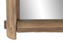 DKD Home Decor Espejo de Pared de Madera Reciclada y Cristal Natural 60x70 cm