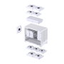 Jonsbo D32 PRO Blanco PC-Gehäuse Mini mATX con Vidrio Templado