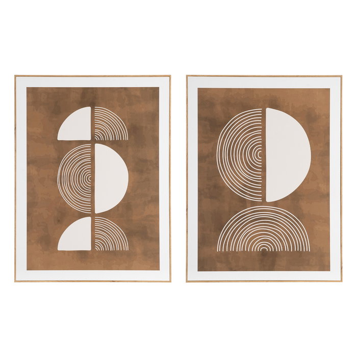 Cuadro Circular 2/M Madera Impreso 61,50 X 3,50 X 81 cm (Set de 2) Cuadro Circular 2/M Madera Impreso 61,50 X 3,50 X 81 cm (Set de 2)