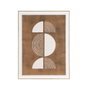 Cuadro Circular 2/M Madera Impreso 61,50 X 3,50 X 81 cm (Set de 2)