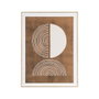 Cuadro Circular 2/M Madera Impreso 61,50 X 3,50 X 81 cm (Set de 2)
