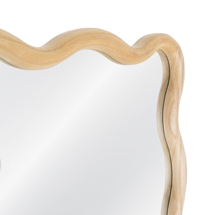 Espejo Marrón Claro Madera Paulonia 80 X 3 X 180 cm