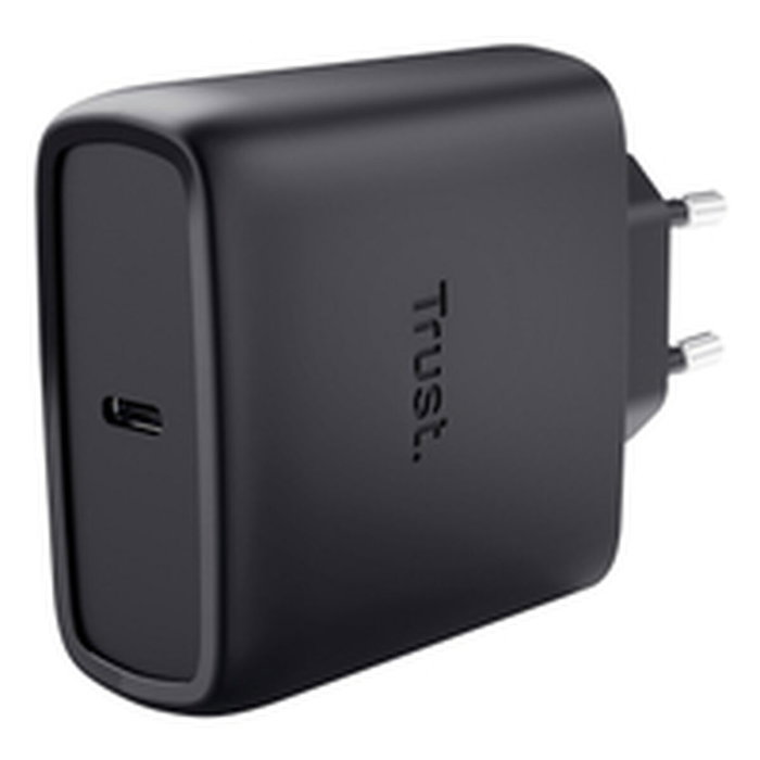 Trust Maxo Cargador de Pared GaN 65 W USB-C con Cable de 2 m Negro Trust Maxo Cargador de Pared GaN 65 W USB-C con Cable de 2 m Negro