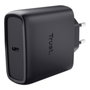 Trust Maxo Cargador de Pared GaN 65 W USB-C con Cable de 2 m Negro