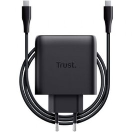 Trust Maxo Cargador de Pared GaN 65 W con Cable USB-C de 2 m Negro