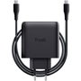 Trust Maxo Cargador de Pared GaN 65 W USB-C con Cable de 2 m Negro