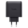 Trust Maxo Cargador de Pared GaN 65 W USB-C con Cable de 2 m Negro