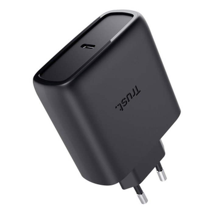 Trust Maxo Cargador de Pared GaN 65 W USB-C con Cable de 2 m Negro Trust Maxo Cargador de Pared GaN 65 W USB-C con Cable de 2 m Negro