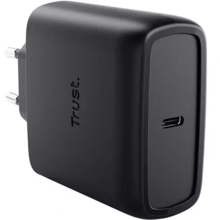 Trust Maxo Cargador de Pared GaN 65W USB-C, 1xUSB-C, Incluye Cable USB-C, 25523 Trust Maxo Cargador de Pared GaN 65W USB-C, 1xUSB-C, Incluye Cable USB-C, 25523