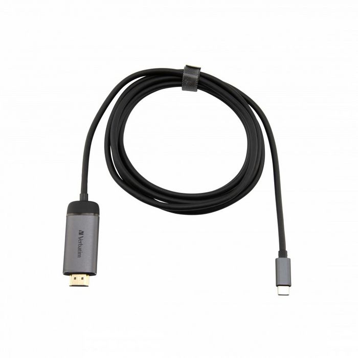 Verbatim Adaptador USB-C a HDMI 4K con cable de 1.5 metros para portátil, smartphone, MacBook, monitor o TV 4K UHD