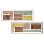 DKD Home Decor Cuadro Lienzo Moderno Surtido de 2 Piezas Multicolor