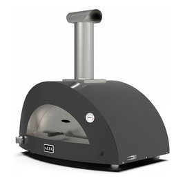 Alfa Forni Moderno 3 Pizze Hybrid slate grey
