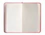 Antartik Cuaderno Tapa Dura A6, Hojas Cuadriculadas, 100 Hojas, 80gr, Rojo