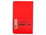 Antartik Cuaderno Tapa Dura A6, Hojas Cuadriculadas, 100 Hojas, 80gr, Rojo