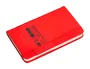 Antartik Cuaderno Tapa Dura A6, Hojas Cuadriculadas, 100 Hojas, 80gr, Rojo