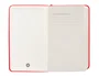 Antartik Cuaderno Tapa Dura A6, Hojas Cuadriculadas, 100 Hojas, 80gr, Rojo