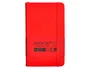 Antartik Cuaderno Tapa Dura A6, Hojas Cuadriculadas, 100 Hojas, 80gr, Rojo