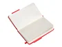Antartik Cuaderno Tapa Dura A6, Hojas Cuadriculadas, 100 Hojas, 80gr, Rojo