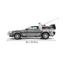 JADA TOYS Réplica DeLorean Hollywood Rides Time Machine 40th Anniversary Regreso al Futuro escala 1:24