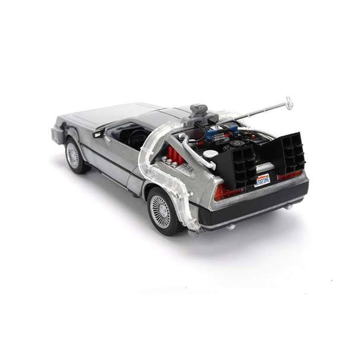 JADA TOYS Réplica DeLorean Hollywood Rides Time Machine 40th Anniversary Regreso al Futuro escala 1:24