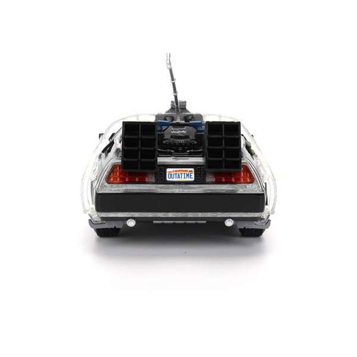 JADA TOYS Réplica DeLorean Hollywood Rides Time Machine 40th Anniversary Regreso al Futuro escala 1:24