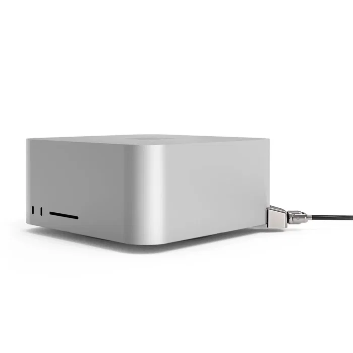 Compulocks Cerradura de Seguridad Ledge con Cable Kensington y Combinación, Adaptador Antirrobo para Apple Mac Studio, Color Negro/Plata Compulocks Cerradura de Seguridad Ledge con Cable Kensington y Combinación, Adaptador Antirrobo para Apple Mac Studio, Color Negro/Plata