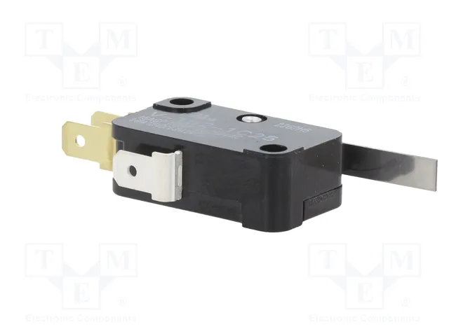 Aratas (Formerly Omron Components) Microconmutador SNAP ACTION SPDT con palanca 15A/250VAC