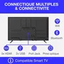 Continental Edison CELED43SVQLD25B6 Televisor QLED 43'' (109 cm) UHD 4K 3840x2160 SMART VIDAA 3xHDMI 2xUSB