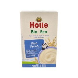 HOLLE Papilla Copos de Arroz +4 Meses 250gr Eco Sg