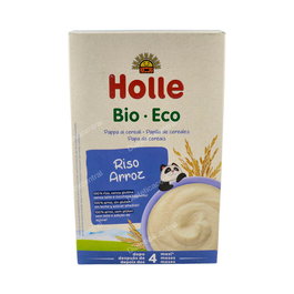 HOLLE Papilla Copos de Arroz +4 Meses 250gr Eco Sg