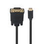 Ewent EC1052 Adaptador de Cable de Vídeo USB Tipo C a VGA (D-Sub) 1,8 m